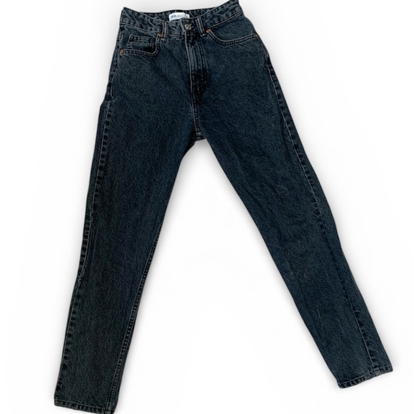 Zara Denim - Zara High Rise Dark Blue Women's Jeans